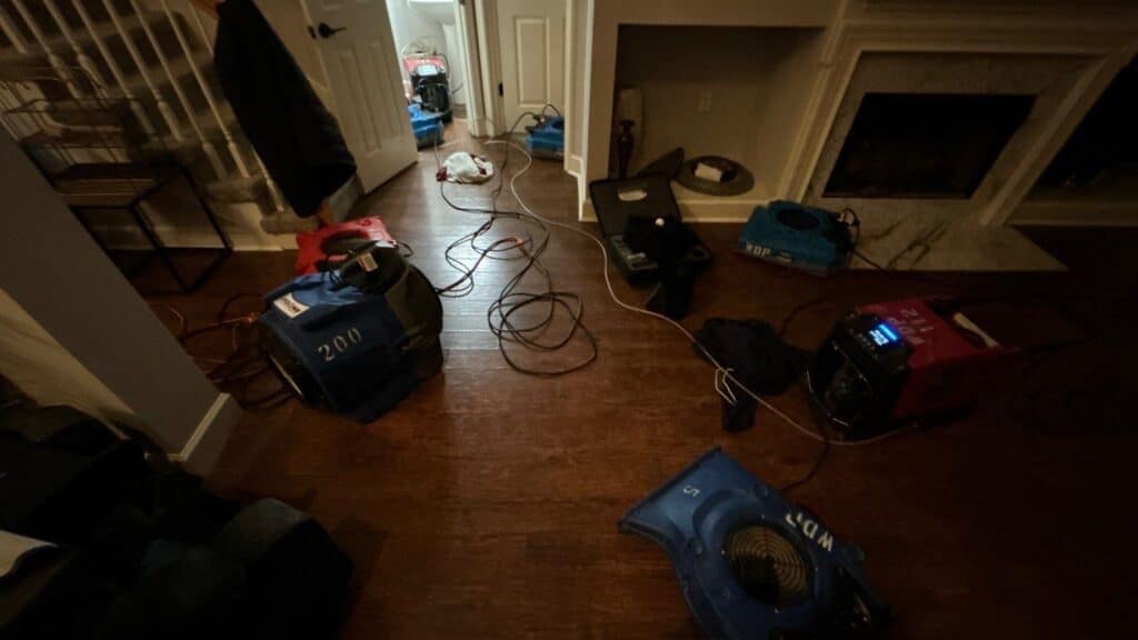 water damage restoration